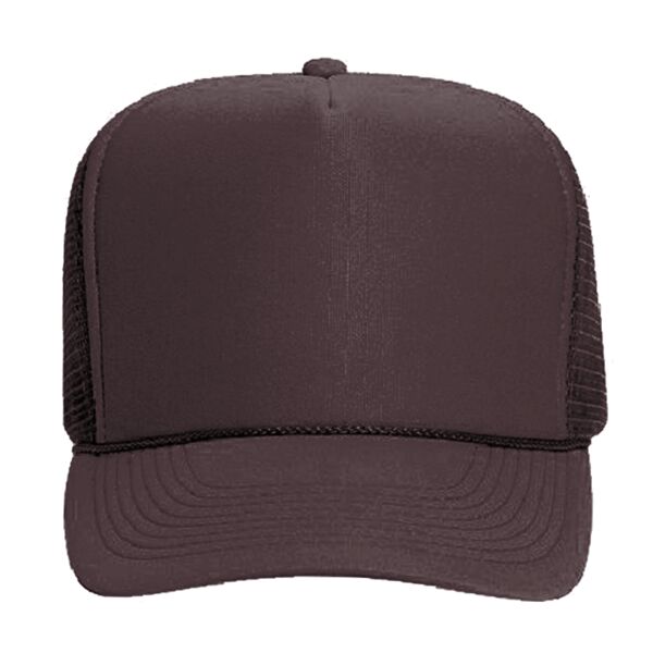 OTTO Polyester Foam Front High Crown Golf Style Mesh Back Cap Thumbnail